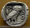 Greek coins "AOE"