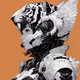 cyberpunk girl white tiger
