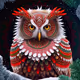 Colorfull owl