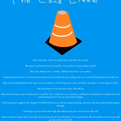 The Cone Creed