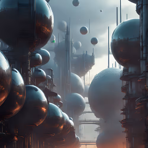 AI city art
