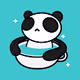 Bathing Panda
