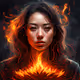 Femme Flames: Ablaze in the NFT Realm V1