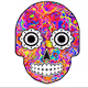 Abstract Sugar Skull