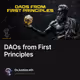 DAOs from First Principles