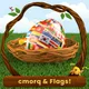 cmorq Flag Eggs