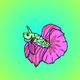 Fighting fish pixel