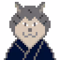 Samurai Dog Pixel
