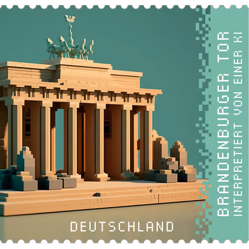 Krypto-Briefmarke Brandenburger Tor