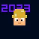 Pixel skin head (happy new year)