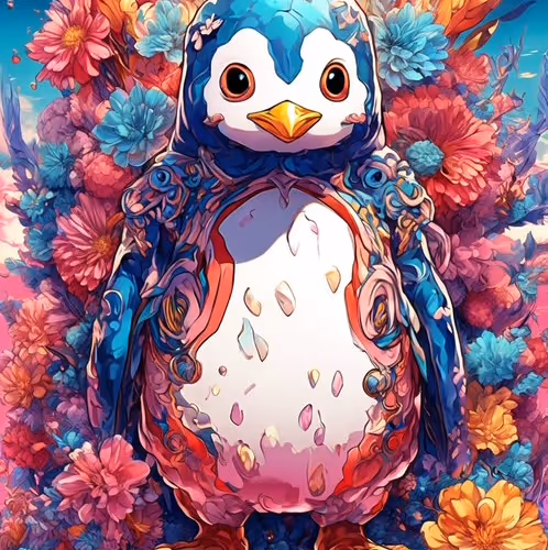 Smoking Penguin #1183