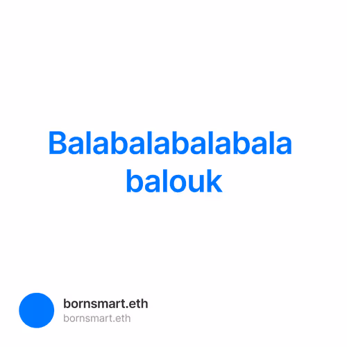 Balabalabalabala balouk