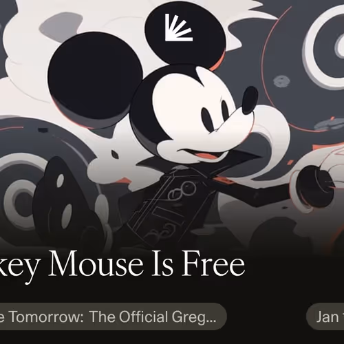Mickey Mouse Is Free