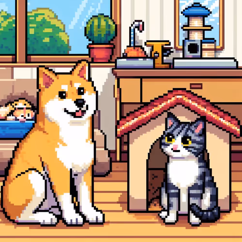 Mini Cats on Polygon