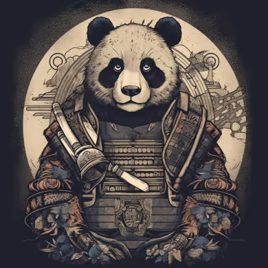 Samurai Panda