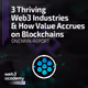 W3A PRO | 3 Thriving Web3 Industries & How Value Accrues on Blockchains