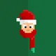 Pixel Skin head Christmas