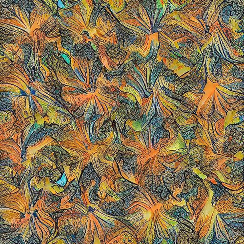 Spring and then autumn came in the color of painting