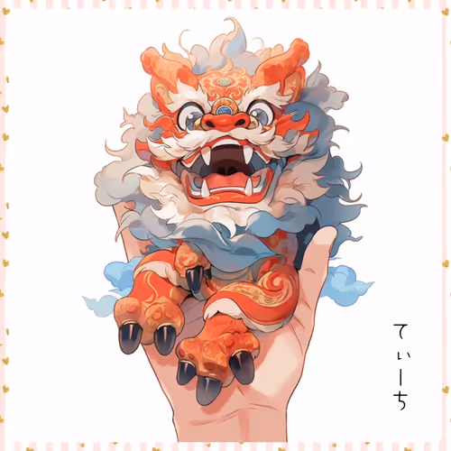 手乗りシーサーちゃん  その１