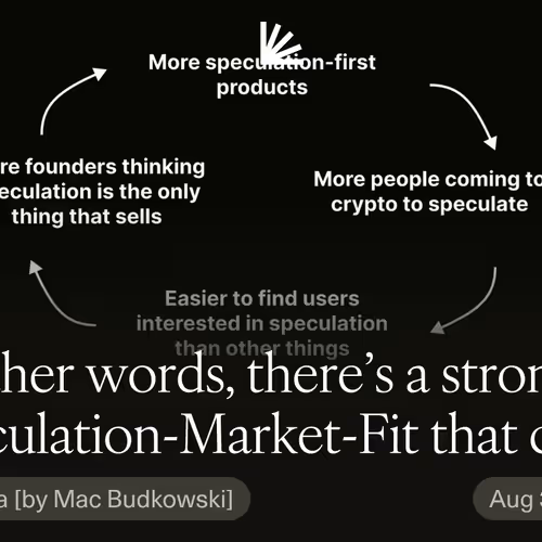 The trap of Speculation-Market-Fit