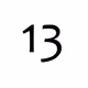 Thirteen