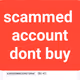 Stolen-account-dontbuy