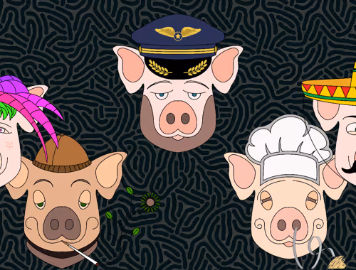 OpenSea banner for @Piggies