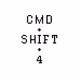 cmd-shift-4