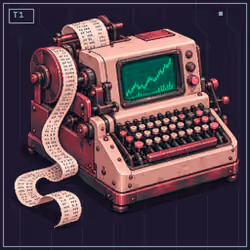 TICKERTAPES Copper Teletype #769