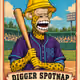 #74 Digger Spotnap Neon Grove Gibbons First Base