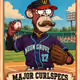 #17 Major Curlspecs Neon Grove Gibbons Pitcher