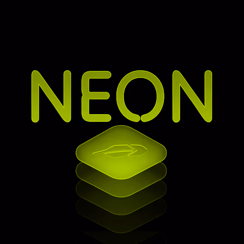 Neon Green Card
