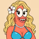 Franky Fish #659 — Pearl Beach Diva