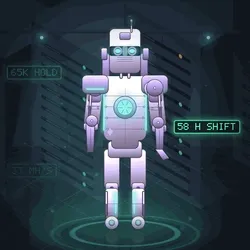 NEXUS ROBOTS #1194 - Frost Lattice