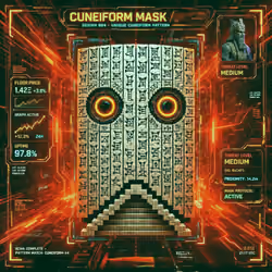Cuneiform Mask #051