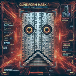 Cuneiform Mask #003