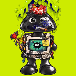 Black INK Robin #07411