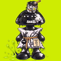 Black INK Robin #04249
