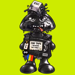 Black INK Robin #02136