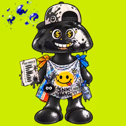 Black INK Robin #00069