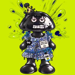 Black INK Robin #02025