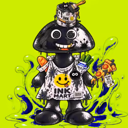 Black INK Robin #07413