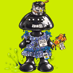 Black INK Robin #04188