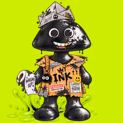Black INK Robin #04187