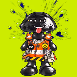 Black INK Robin #01692