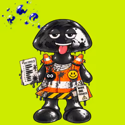 Black INK Robin #01809