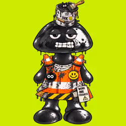 Black INK Robin #01359