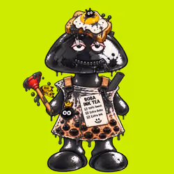 Black INK Robin #00127