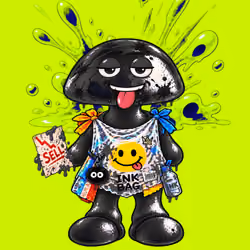Black INK Robin #00272