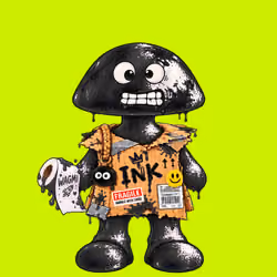 Black INK Robin #02545